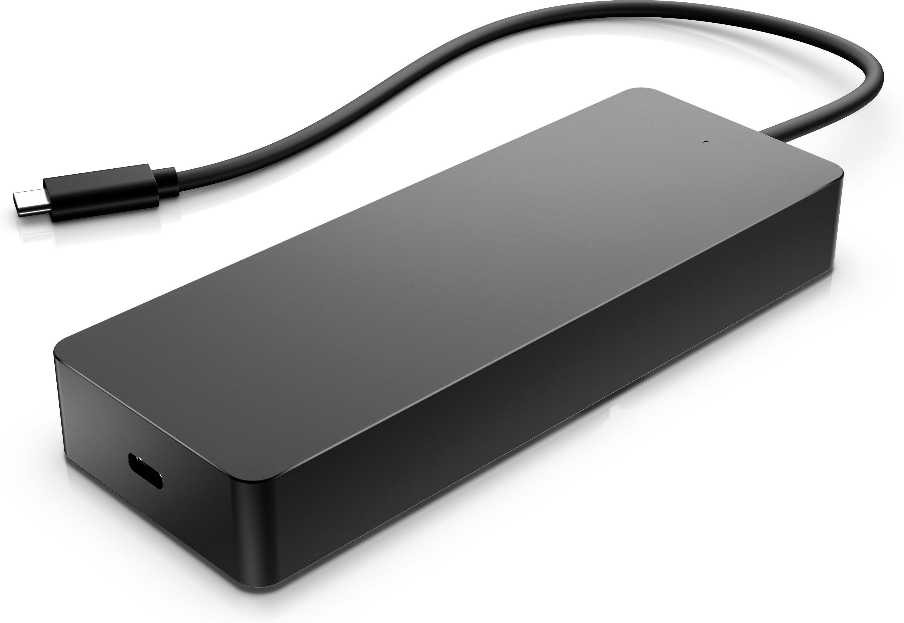 HP Universal USB-C Multiport Hub Yerleştirme USB 3.2 Gen 2 (3.1 Gen 2) Type-C - Siyah
