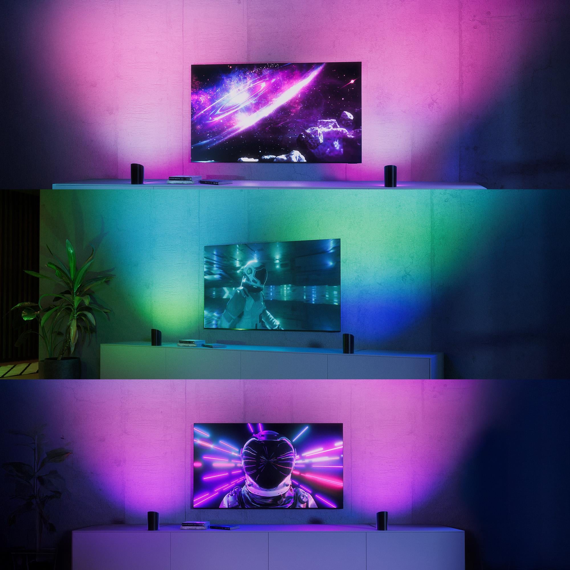 Philips Hue Flare Akıllı Duvar Aydınlatma - Beyaz
