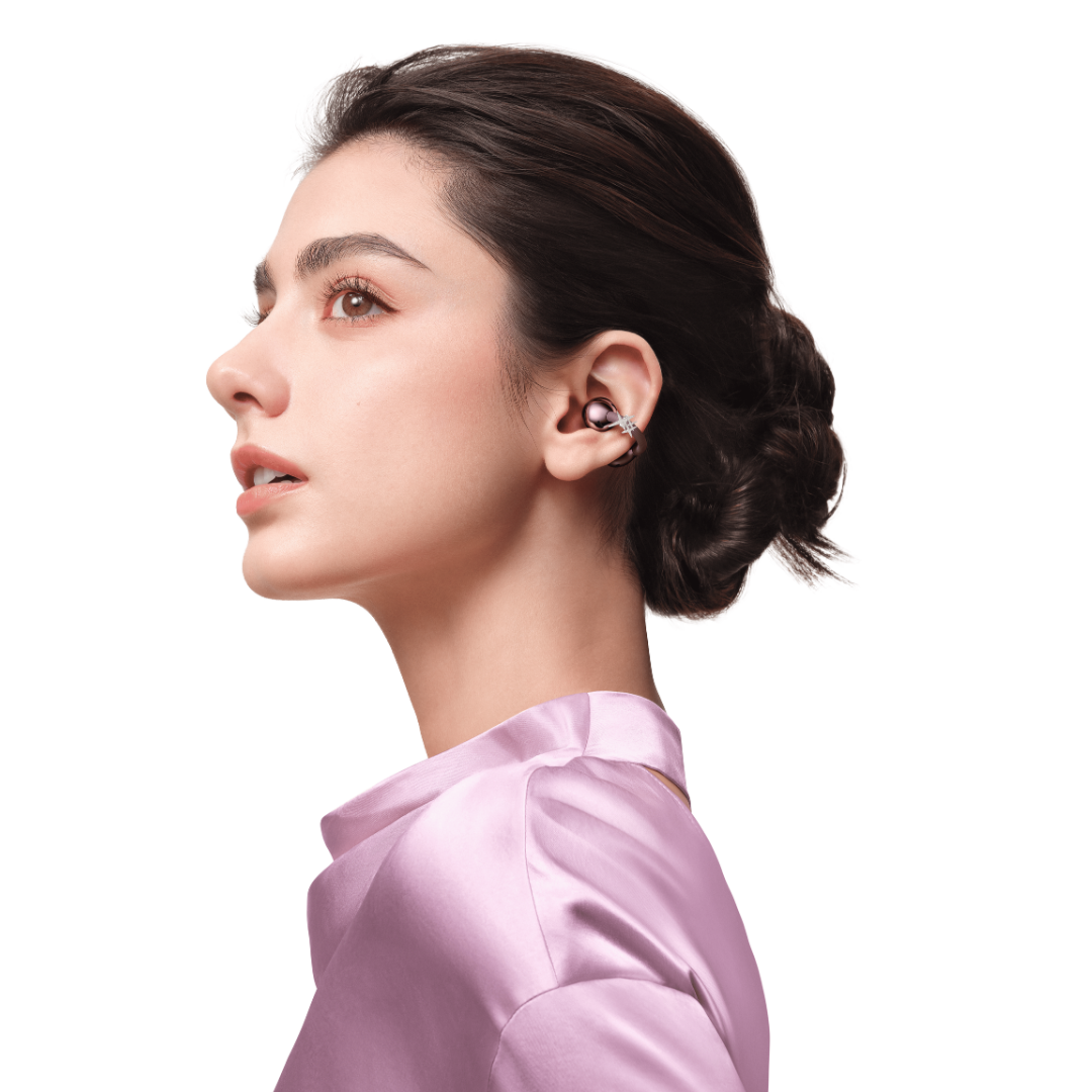 Huawei FreeClip2 Mor Bluetooth Kulaklık, Yıldız Charm Hediyeli