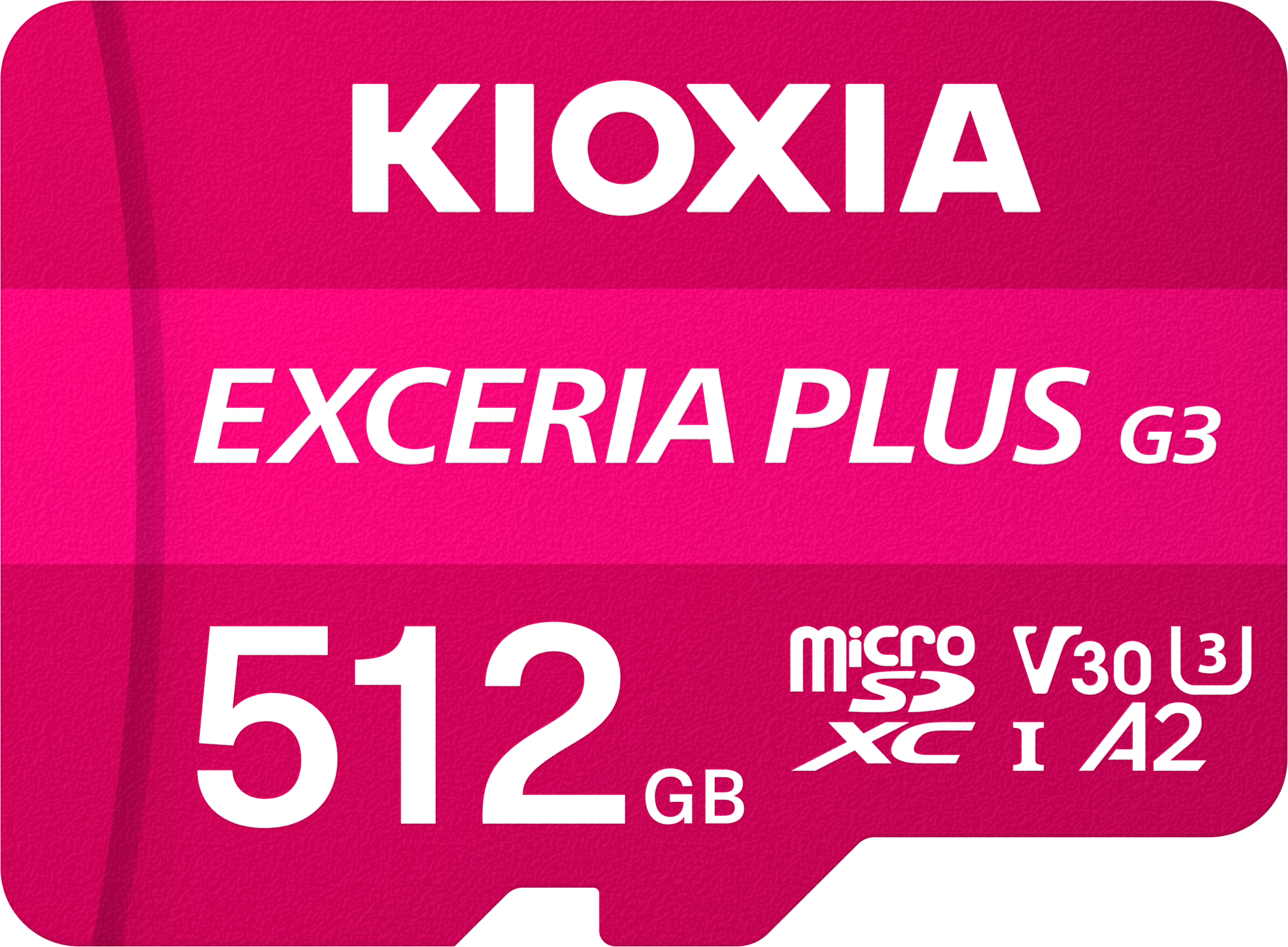 Kioxia Exceria Plus G3 512GB V30 4K U3 210MB/s-150MB/s MicroSD Hafıza Kartı LMPL3M512GG2