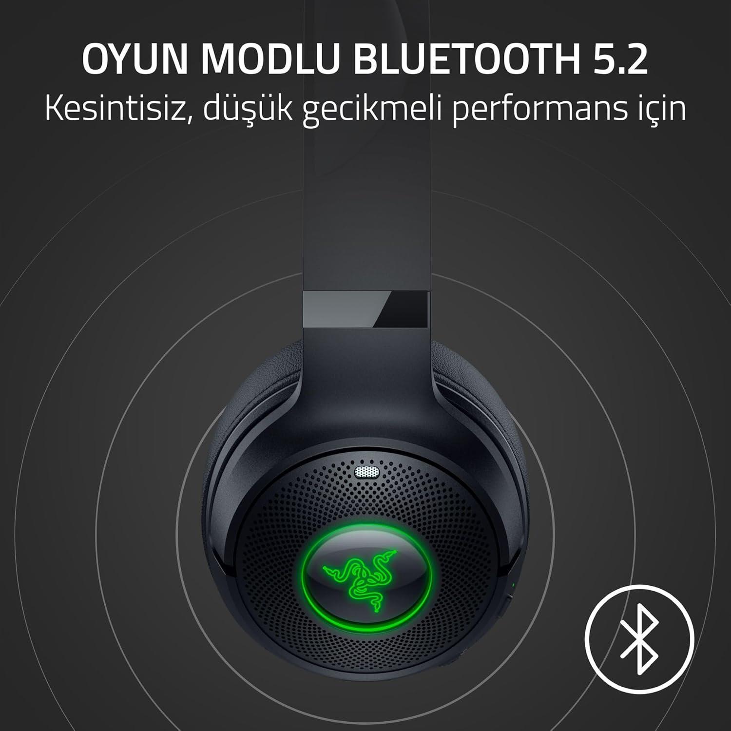 Razer Kraken Kitty V2 Bluetooth Kulaklık Siyah RZ04-04860500-R3M1