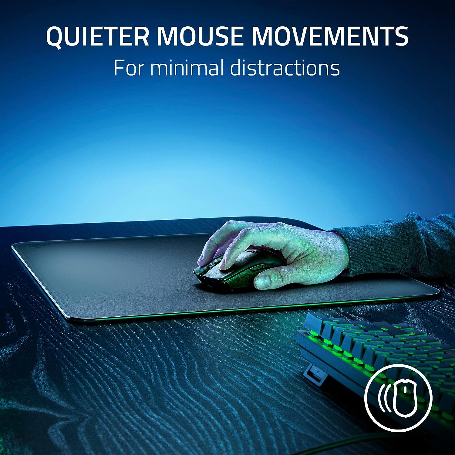 Razer Atlas Birinci Sınıf Temperli Cam, Ultra Pürüzsüz Yüzey Mouse Pad - Siyah
