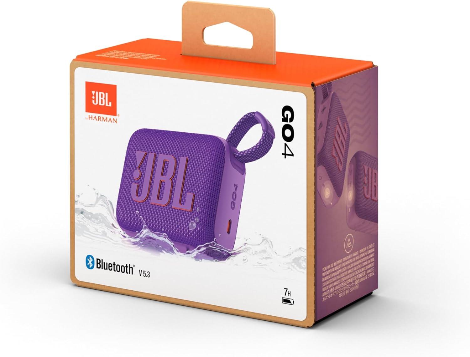 OUTLET JBL Go4 Bluetooth Hoparlör IP67, Mor