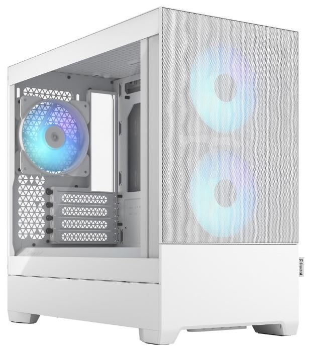 Fractal Design Pop Mini Air RGB Beyaz Temperli Cam Oyuncu Bilgisayar Kasası - FD-C-POR1M-01