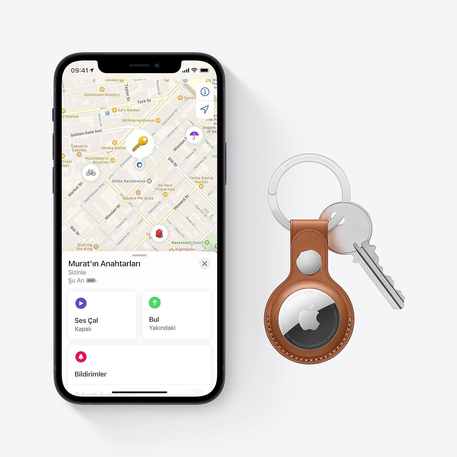 Apple AirTag Tekli Paket - AP.MX532TU.A