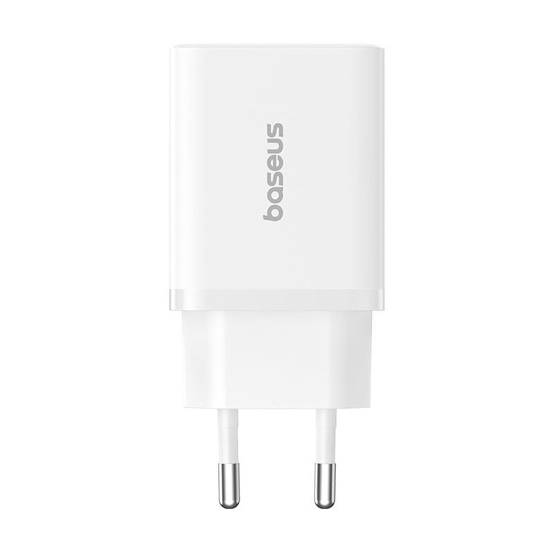 Baseus Cube Fast QC 3.0 18W USB-A Hızlı Şarj Aleti Moon White