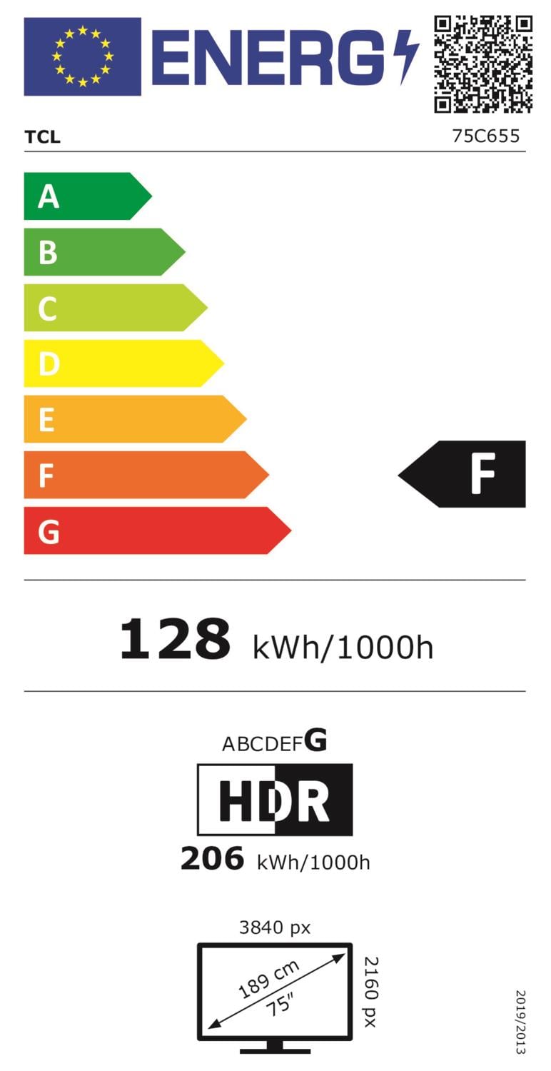 TCL 75C655GTV 75'' Dahili Uydu Alıcılı 4K Ultra HD Google QLED TV