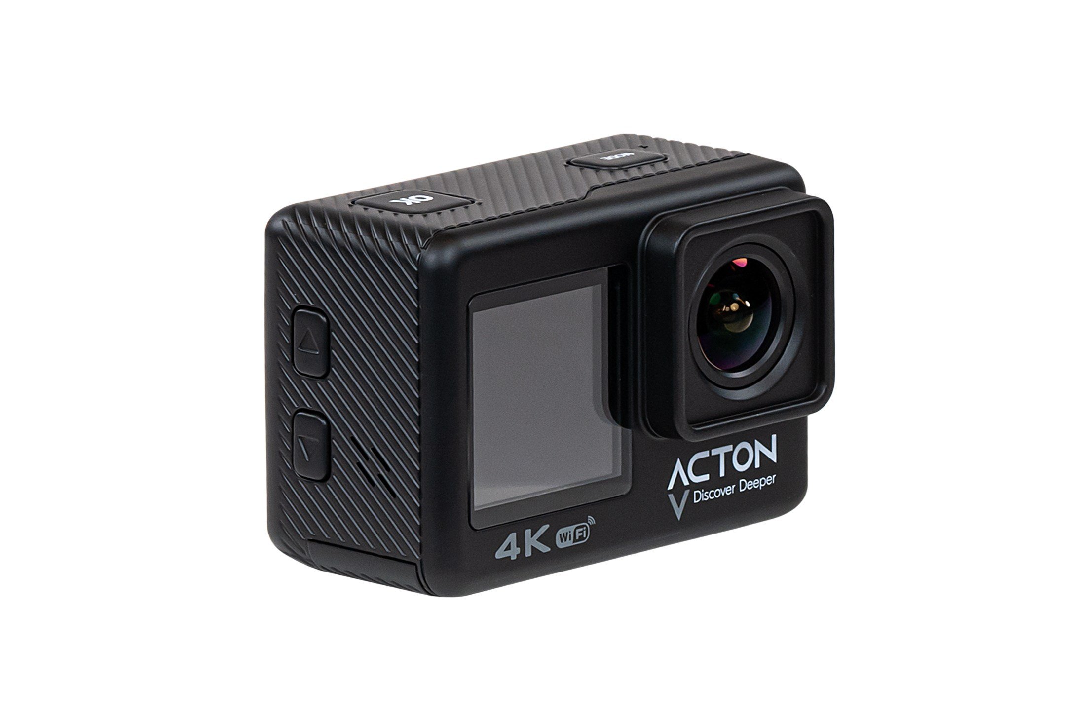 Acton Aksiyon Kamerası 4K Çift Ekranlı 170 Derece Lens Açısı ile Su Sıçramasına Dayanıklı