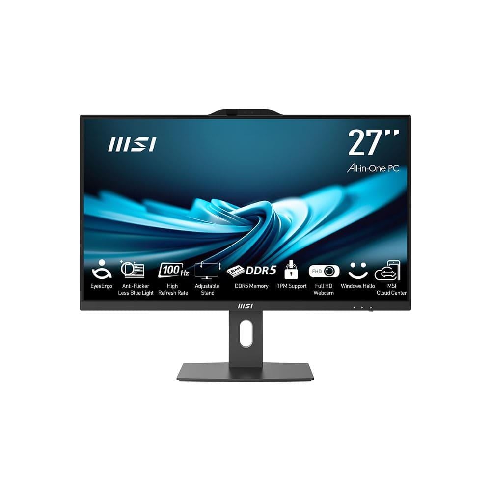 MSI PRO AP272P 14M-886XEU 27 FHD (1920X1080) I5-7-14700 16GB DDR5 1TB SSD FDOS SIYAH AIO PC