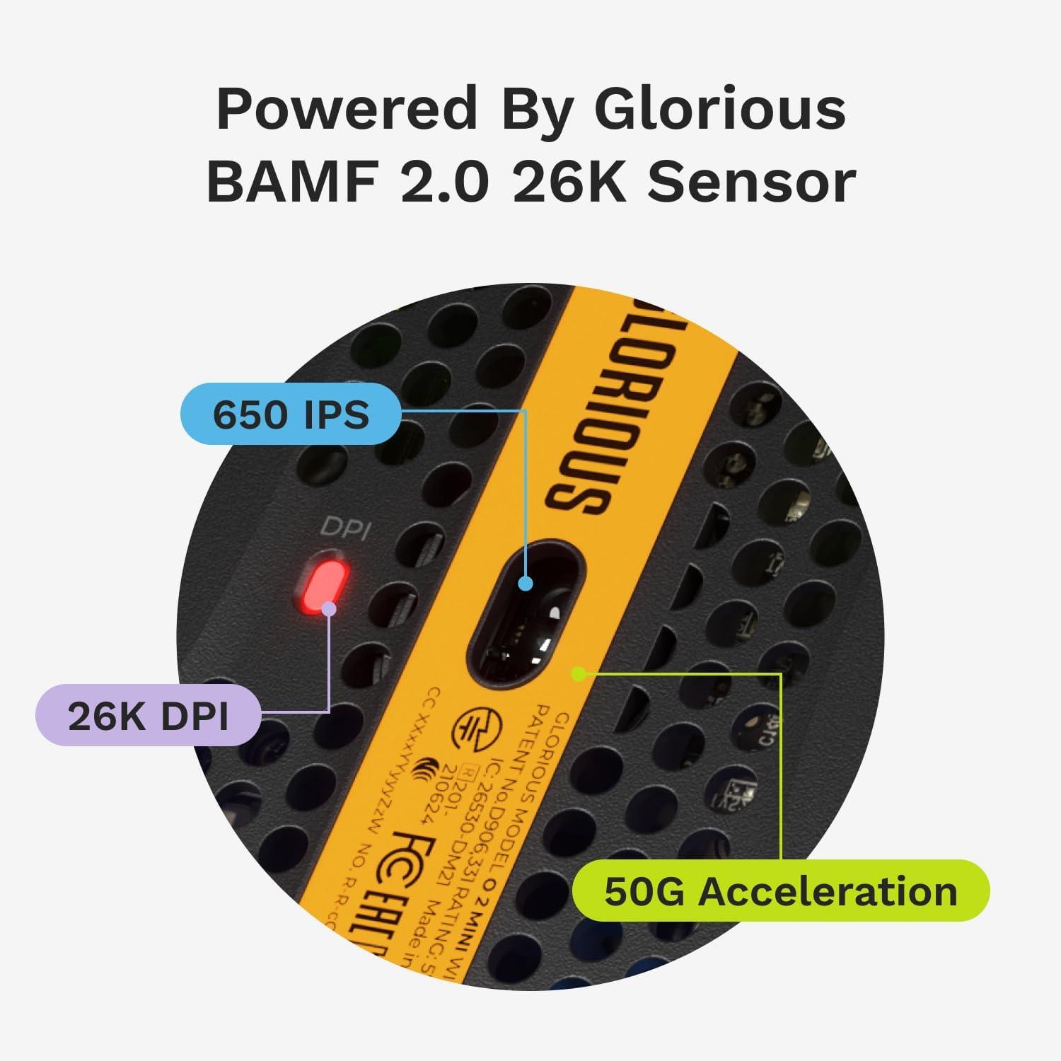 Glorious Model O 2 Mini Kablolu Gaming Mouse - Mat Siyah (GLO-MS-OMV2-MB)