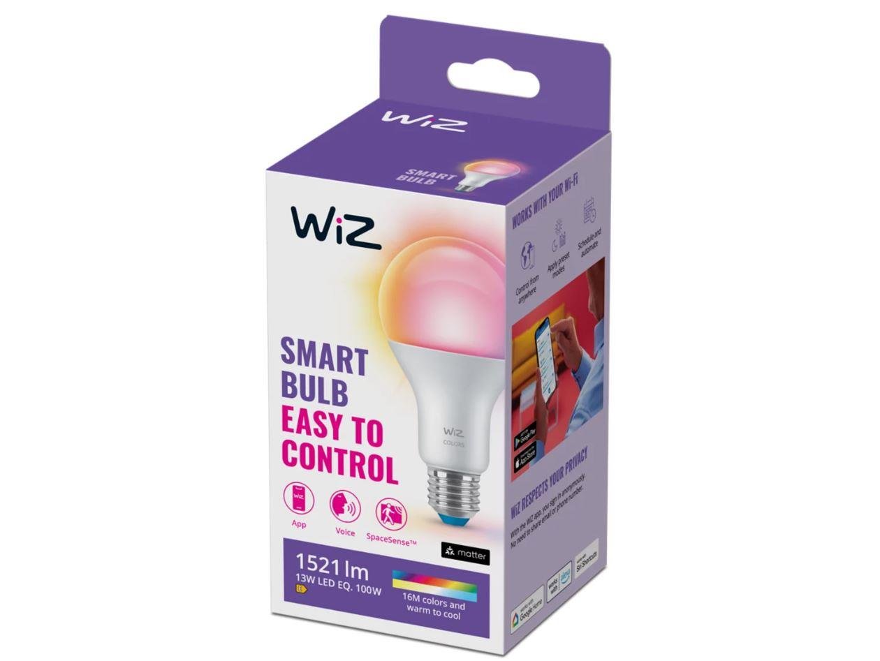 WIZ Wi-fi Ble 100w A67 E27 922-65 Rgb 1pg/6 9290024497