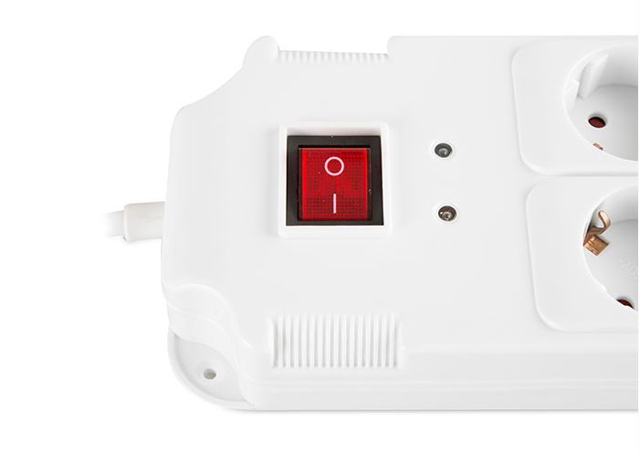 S-link SPG77-6-15 1.5m 6li Akım Korumalı Beyaz Priz Çoklayıcı