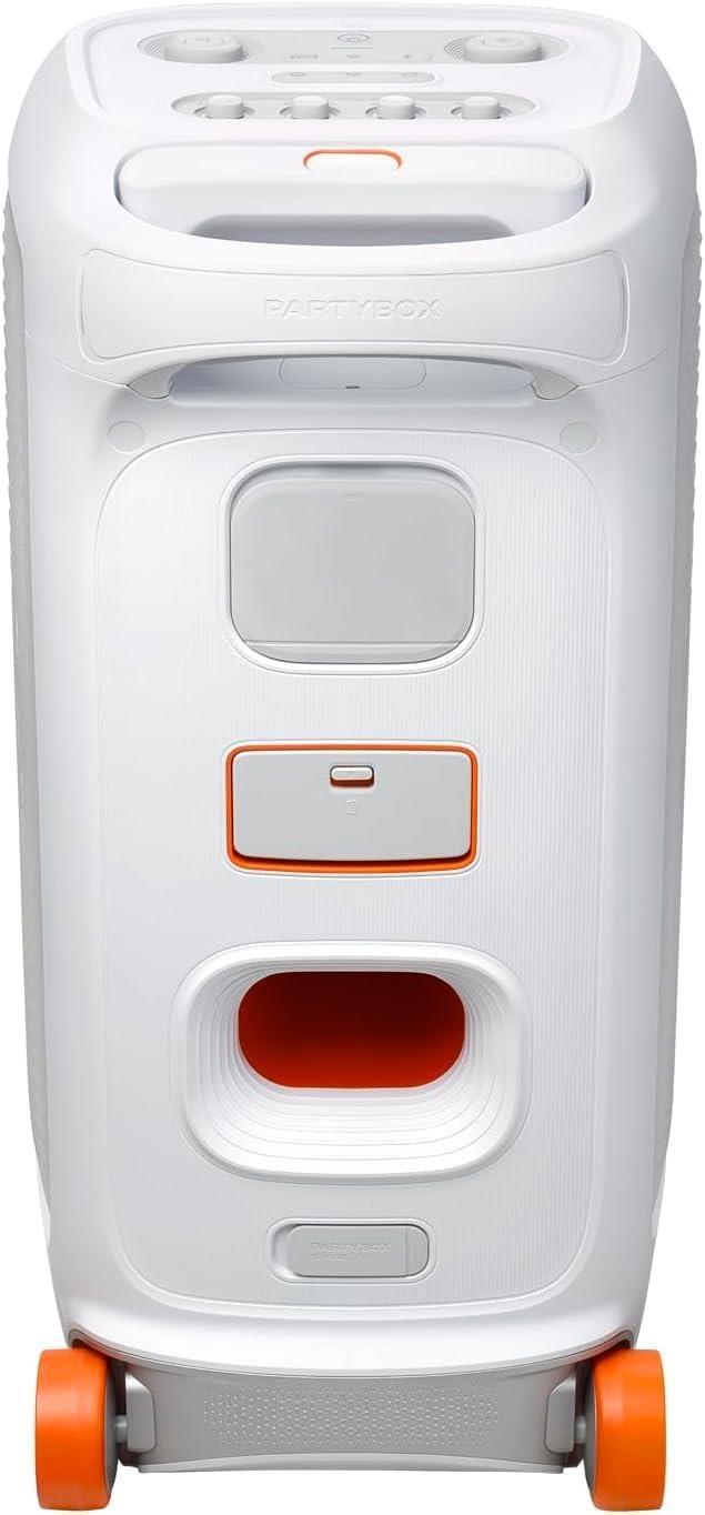 JBL Partybox Stage320 Beyaz Bluetooth Hoparlör ve 2'li Partybox Mikrofon