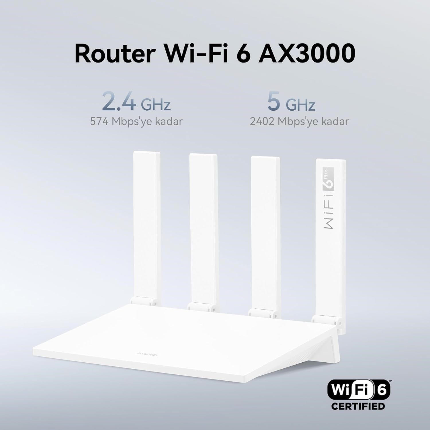 HUAWEI WiFi AX3 NEW Router – Wi-Fi 6 Plus 3000 Mbps