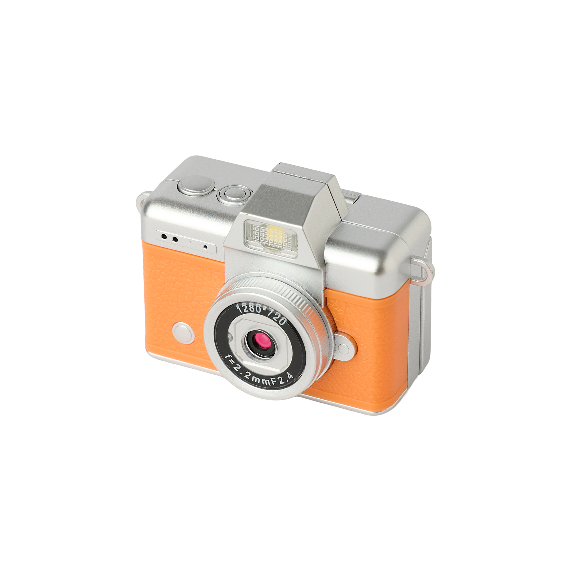 Acton Picco Flex Flip Ekranlı Retro Photo Kamera - Portakal