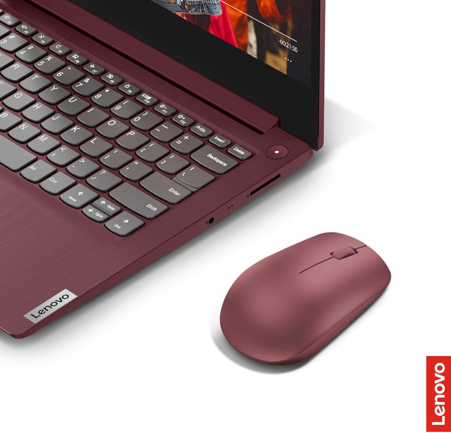 Lenovo 530 Kablosuz 1200 DPI Çift Elle Tasarım Mouse - Cherry Red  