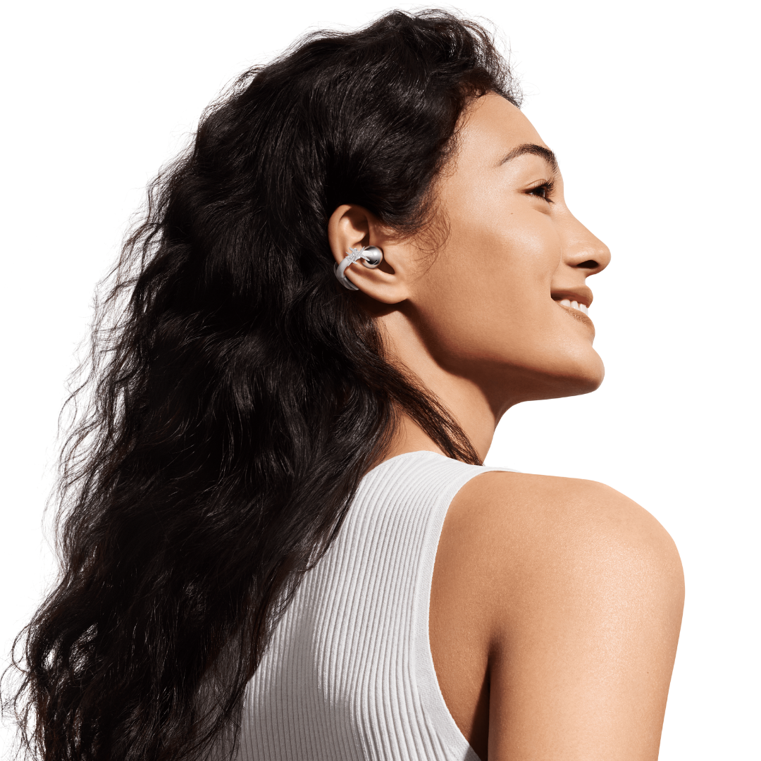 Huawei FreeClip2 Rose Gold Bluetooth Kulaklık, Yıldız Charm Hediyeli