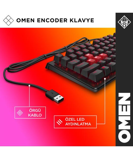 Hp Omen Encoder Kablolu Klavye 6YW75AA