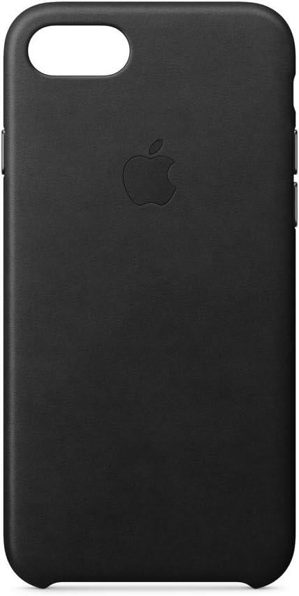 Apple iPhone 8 - 7 Deri Kılıf Siyah