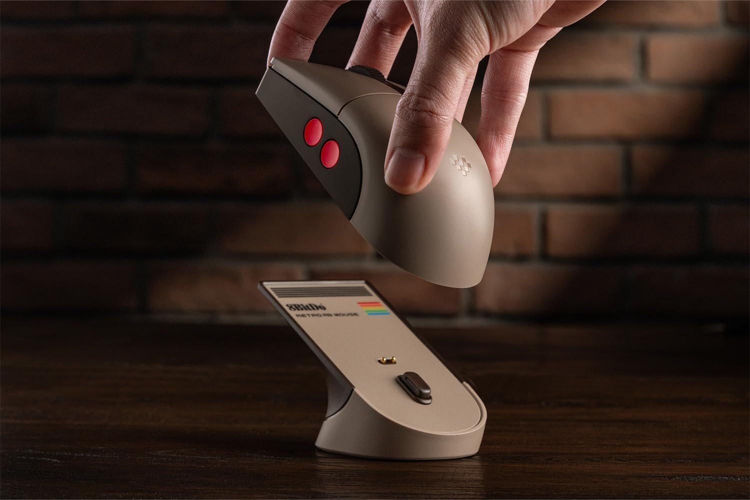 8BitDo Retro R8 C64 Edition Kablosuz Mouse
