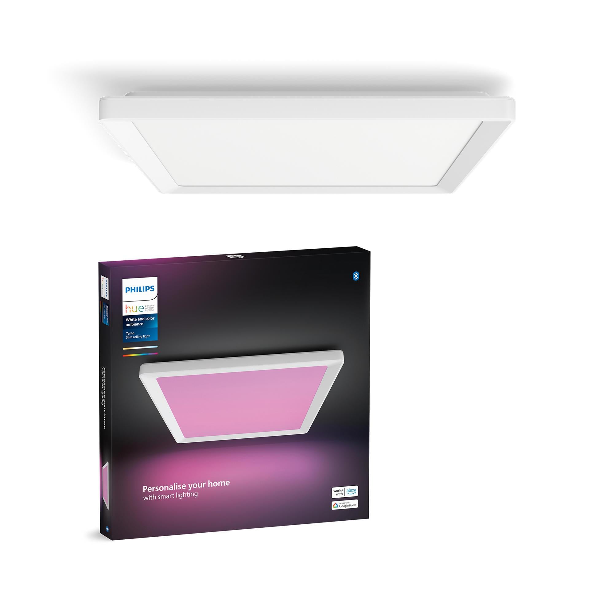 Philips Hue Tento WCA Beyaz Slim Kare Tavan Paneli 40x40cm