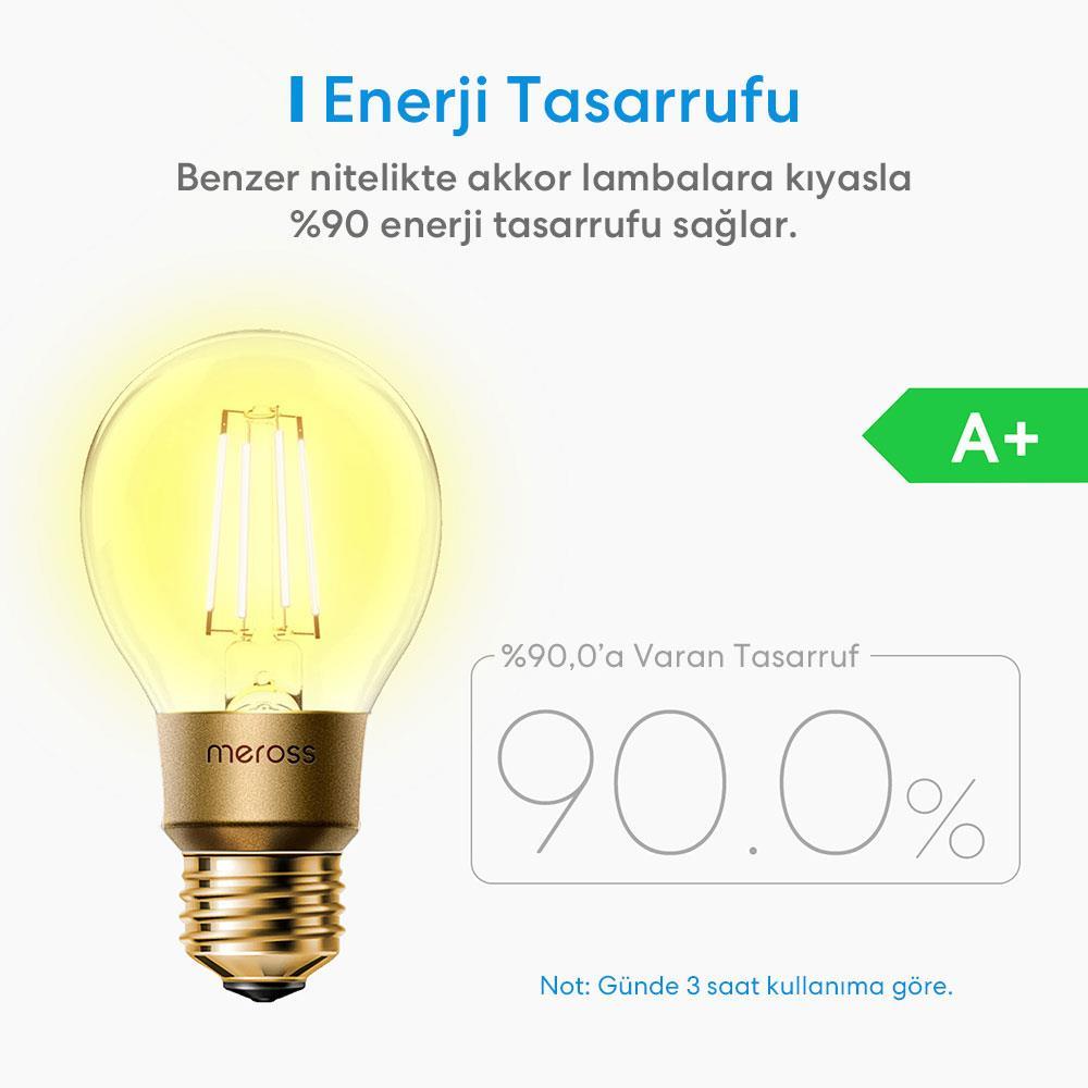 Meross Akıllı Led Ayarlı Ampül 810L/6W MSL100