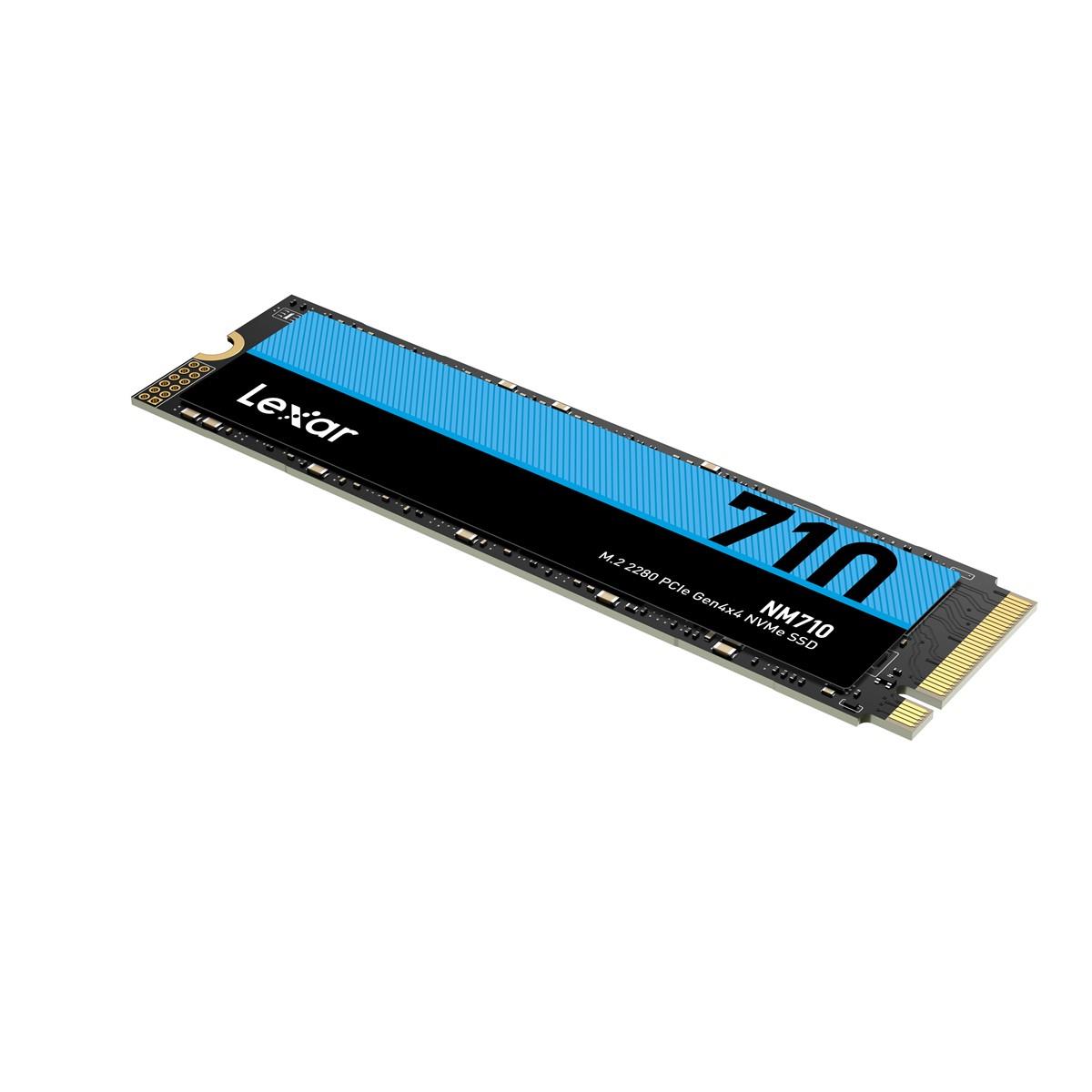 LEXAR SSD NM710X 2TB HIGH SPEED PCIe GEN 4X4 M.2 NVMe UP TO 4850 MB/S READ AND 4500 MB/S WRITE LNM710X002T-RNNNG