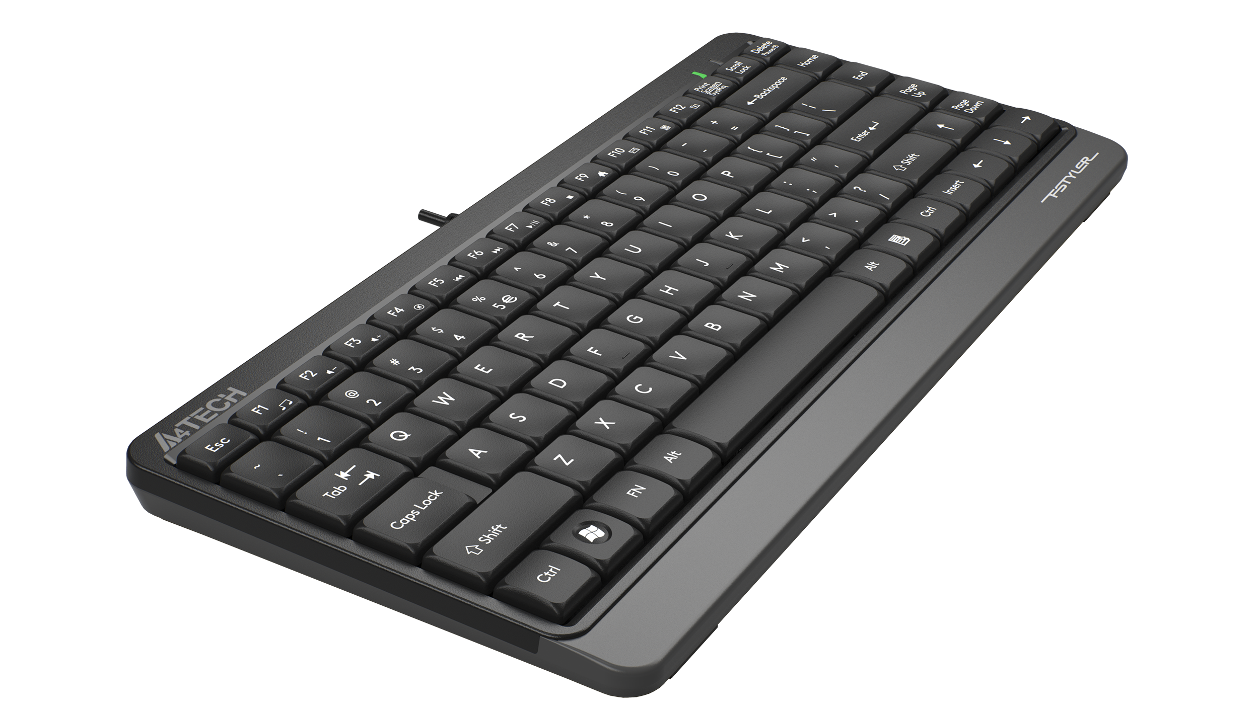 A4-Tech FK11 Q Klavye Gri USB - Multimedya