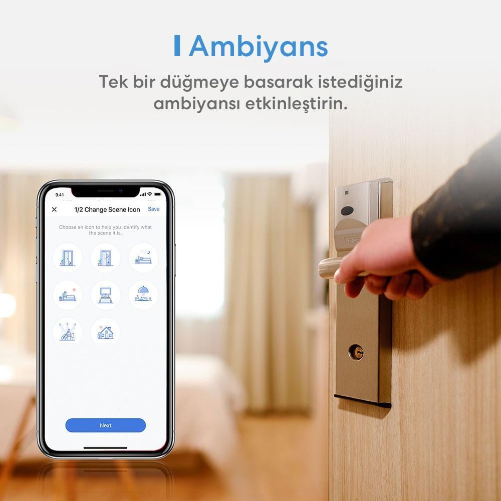 Meross Akıllı Anahtar Dokunmatik Çift Yön MSS550