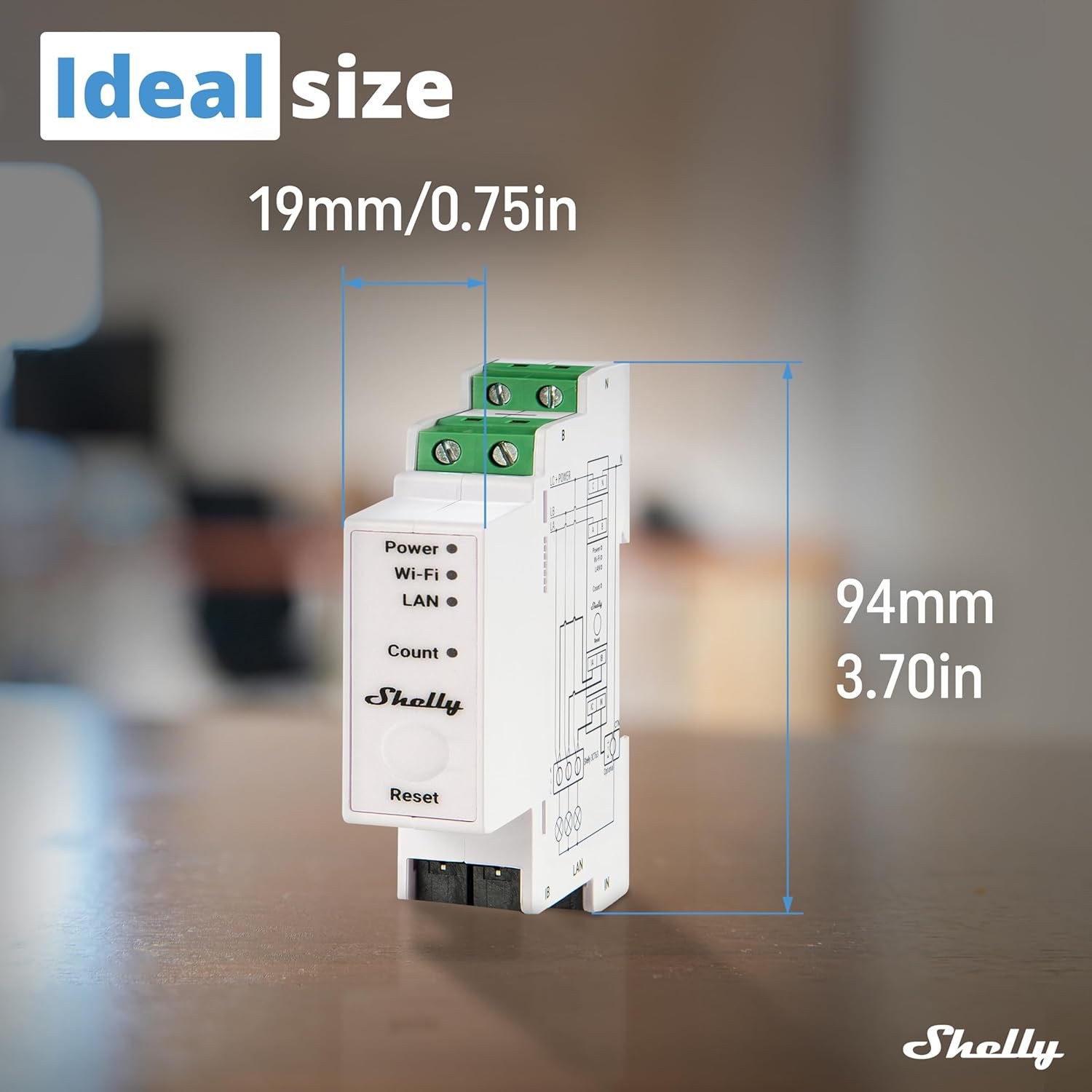 Shelly Pro 3EM-3CT63 Akıllı Röle