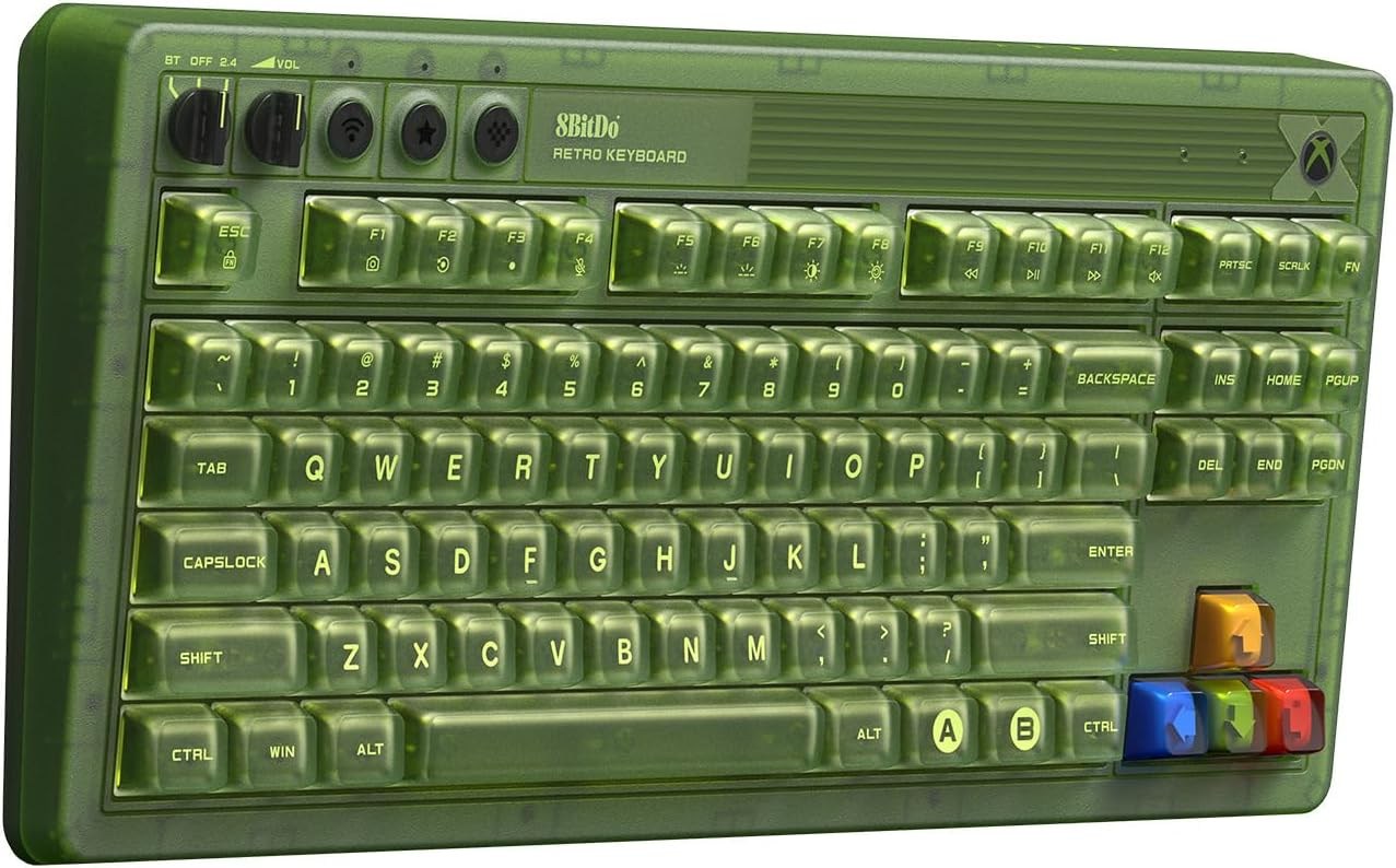8BitDo Retro 87 Xbox Edition Mekanik Klavye