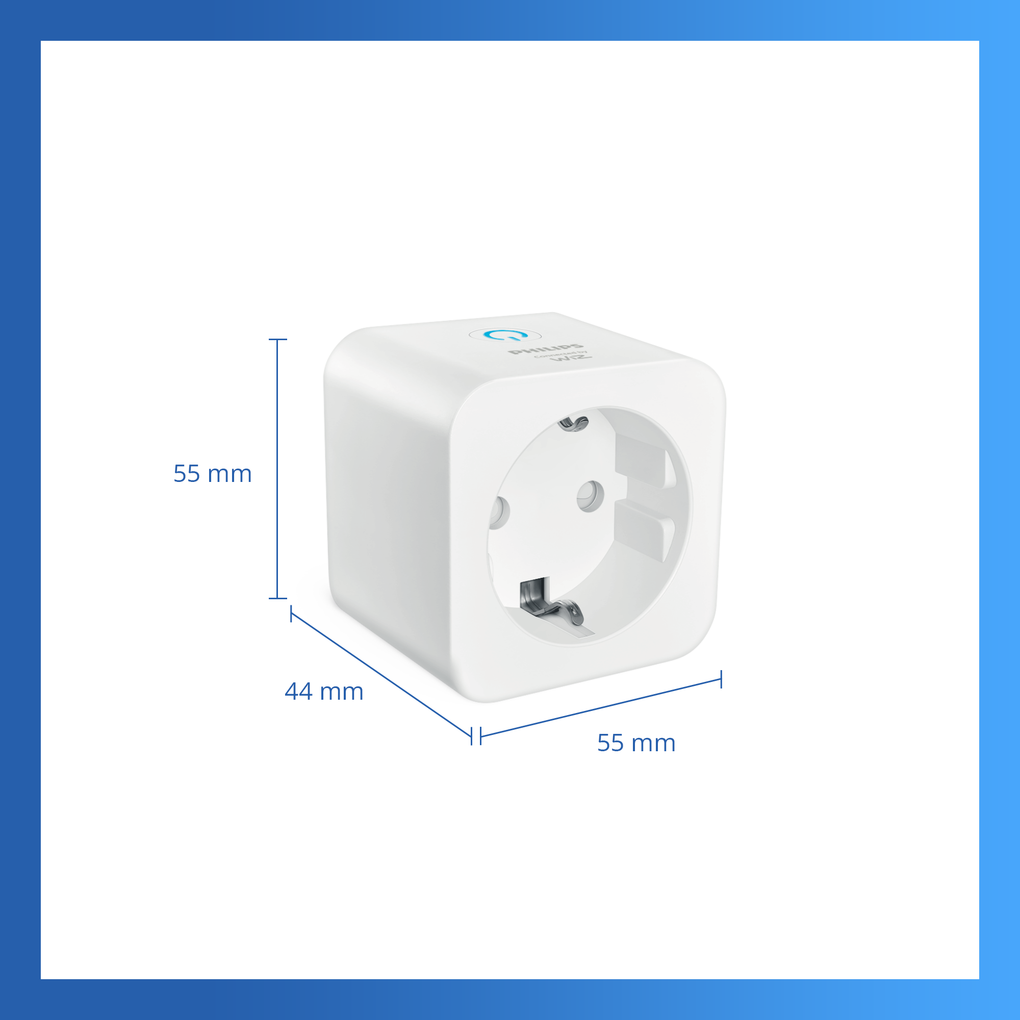 Philips Smart Lighting Akıllı Priz Matter (Type-F) - Google Home, Alexa, HomeKit ve Matter uyumlu