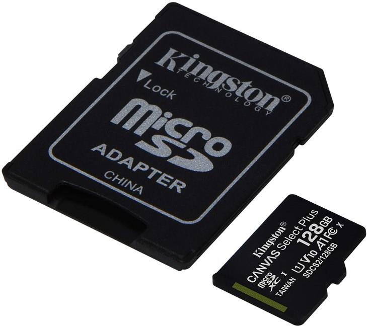 Kingston 128G Micro SD Canvas 100MB SDCS2/128GB