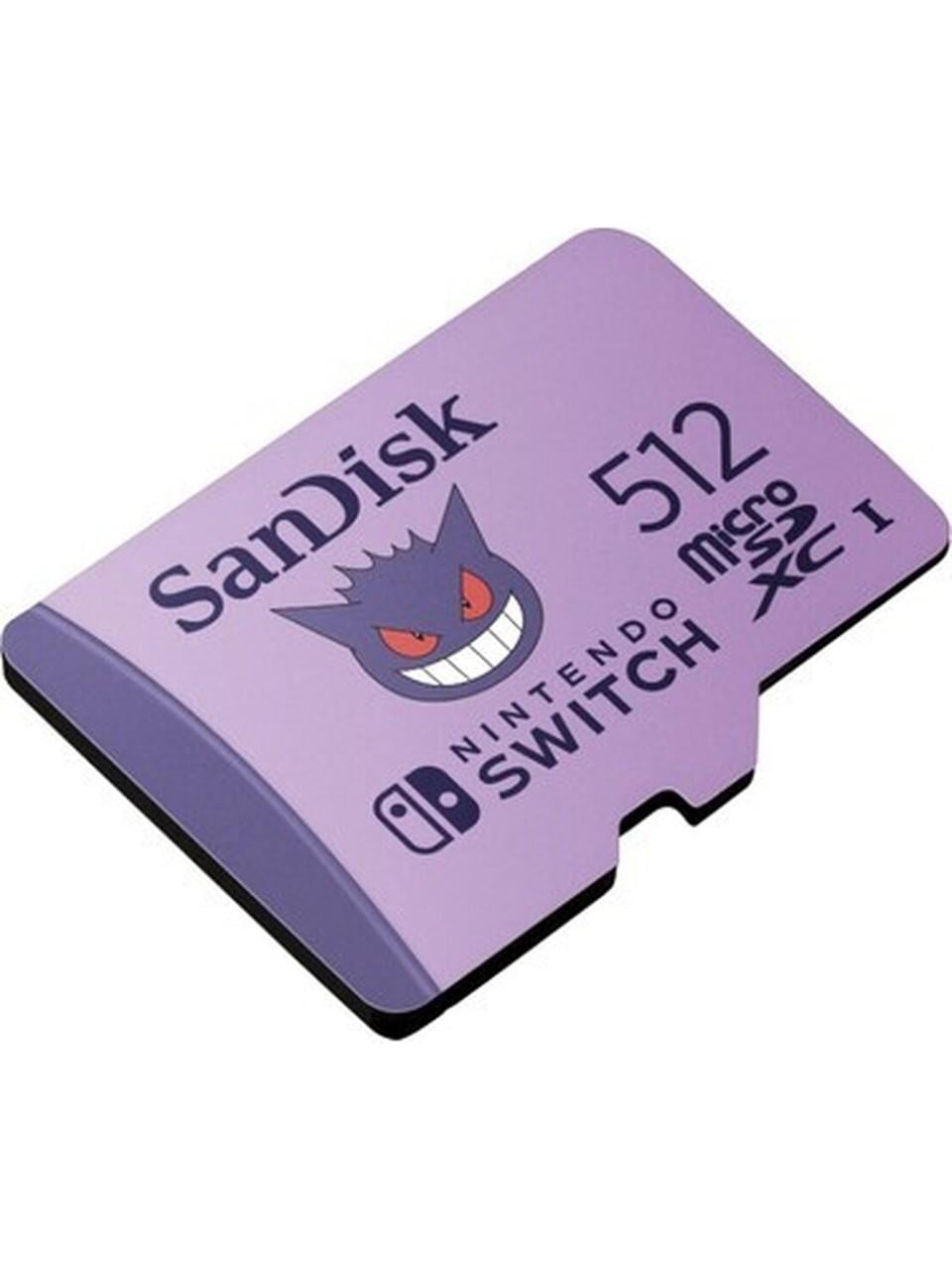 Sandisk Nintendo Switch Pokémon 512GB 100MB/S Microsdxc Lisanslı Hafıza Kartı SDSQXAO-512G-GN6ZK