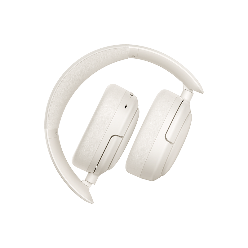 Edifier W800BT Pro Bluetooth 5.4 ANC Noise Cancelling Kablosuz Kulak Üstü Kulaklık – 45 Saat Pil, USB-C, Mikrofonlu - Krem