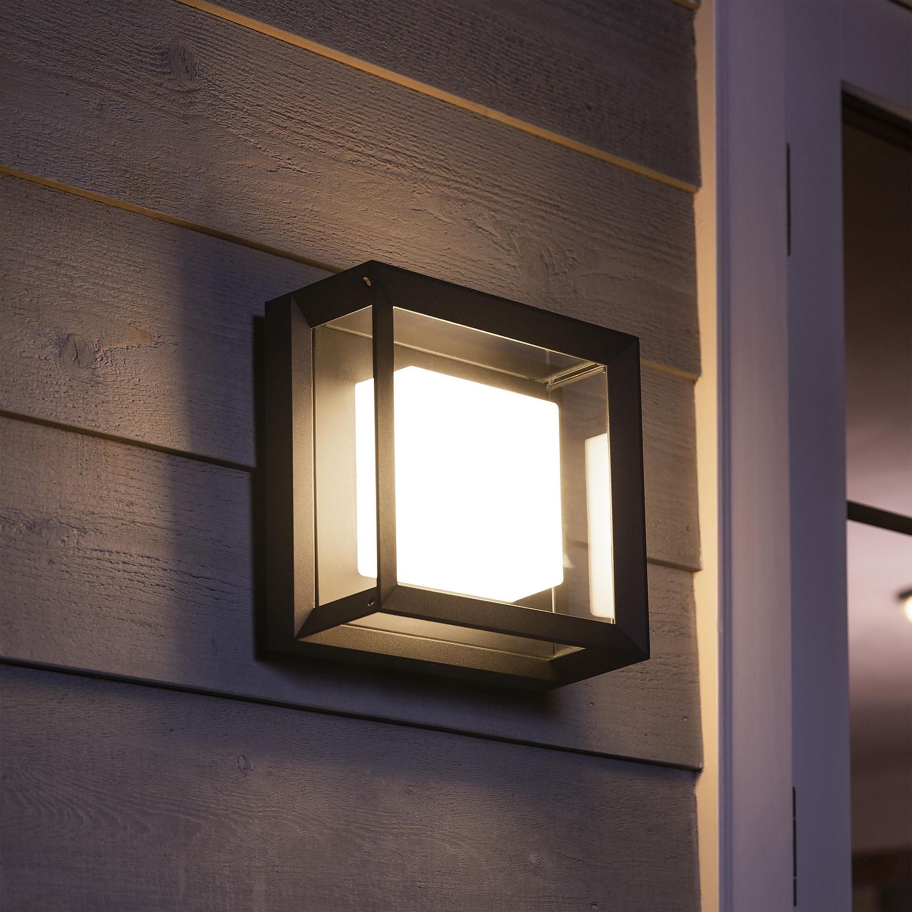 Philips Hue Econic Dış Mekan Duvar Lambası - Kare Aplik