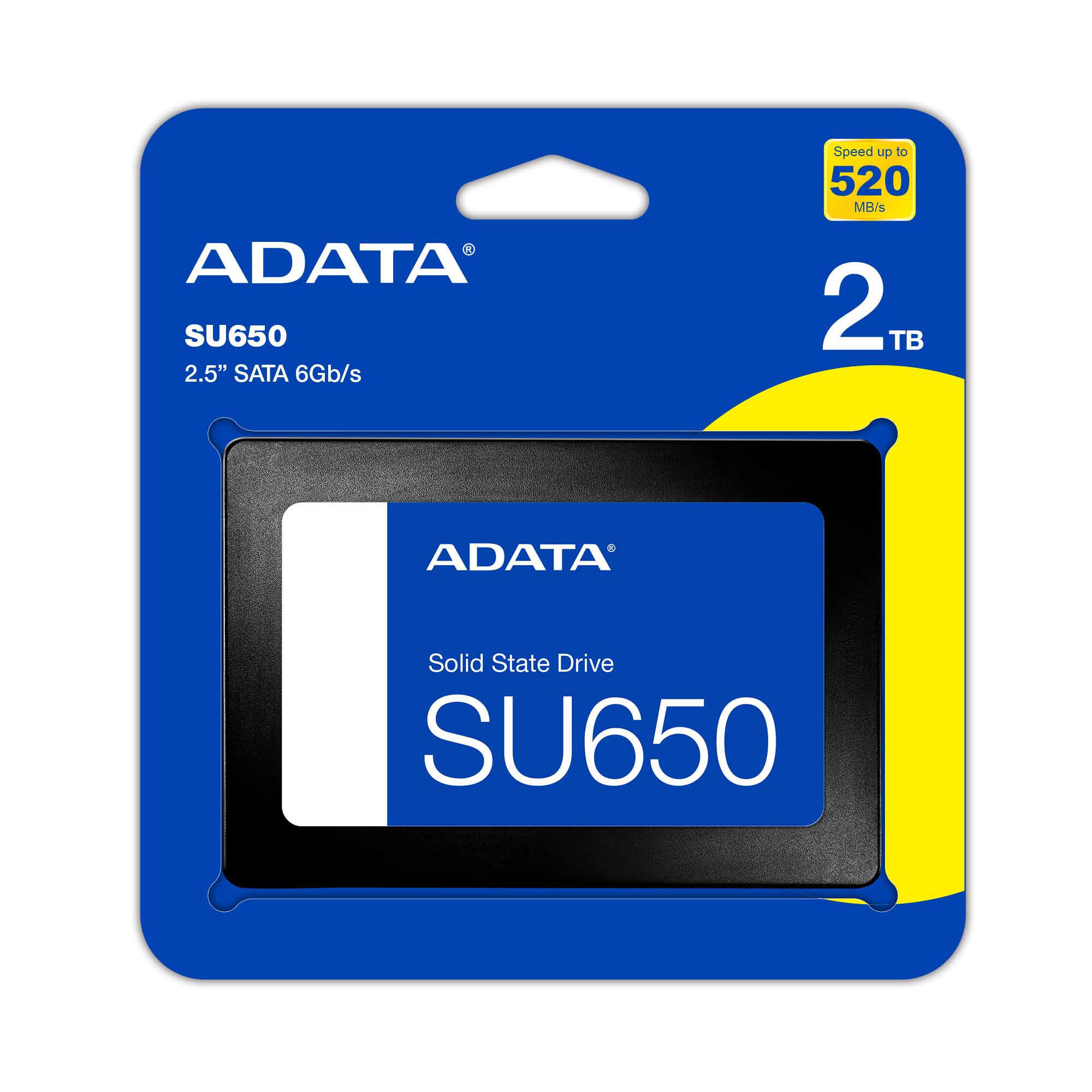 Adata SU650 ASU650SS-2TT-R 2TB 520MB/s-450MB/s SATA 6Gb/s 2.5