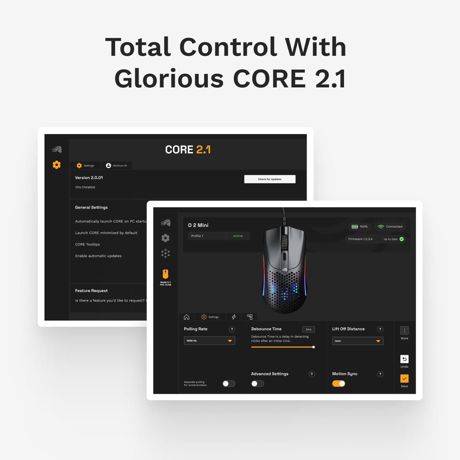 Glorious Model O 2 Mini Kablolu Gaming Mouse - Mat Siyah (GLO-MS-OMV2-MB)