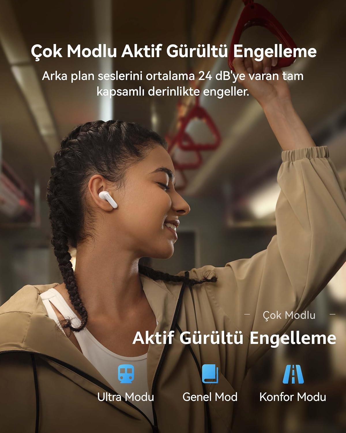 Huawei FreeBuds SE 4 ANC, Kablosuz Kulaklık, Siyah