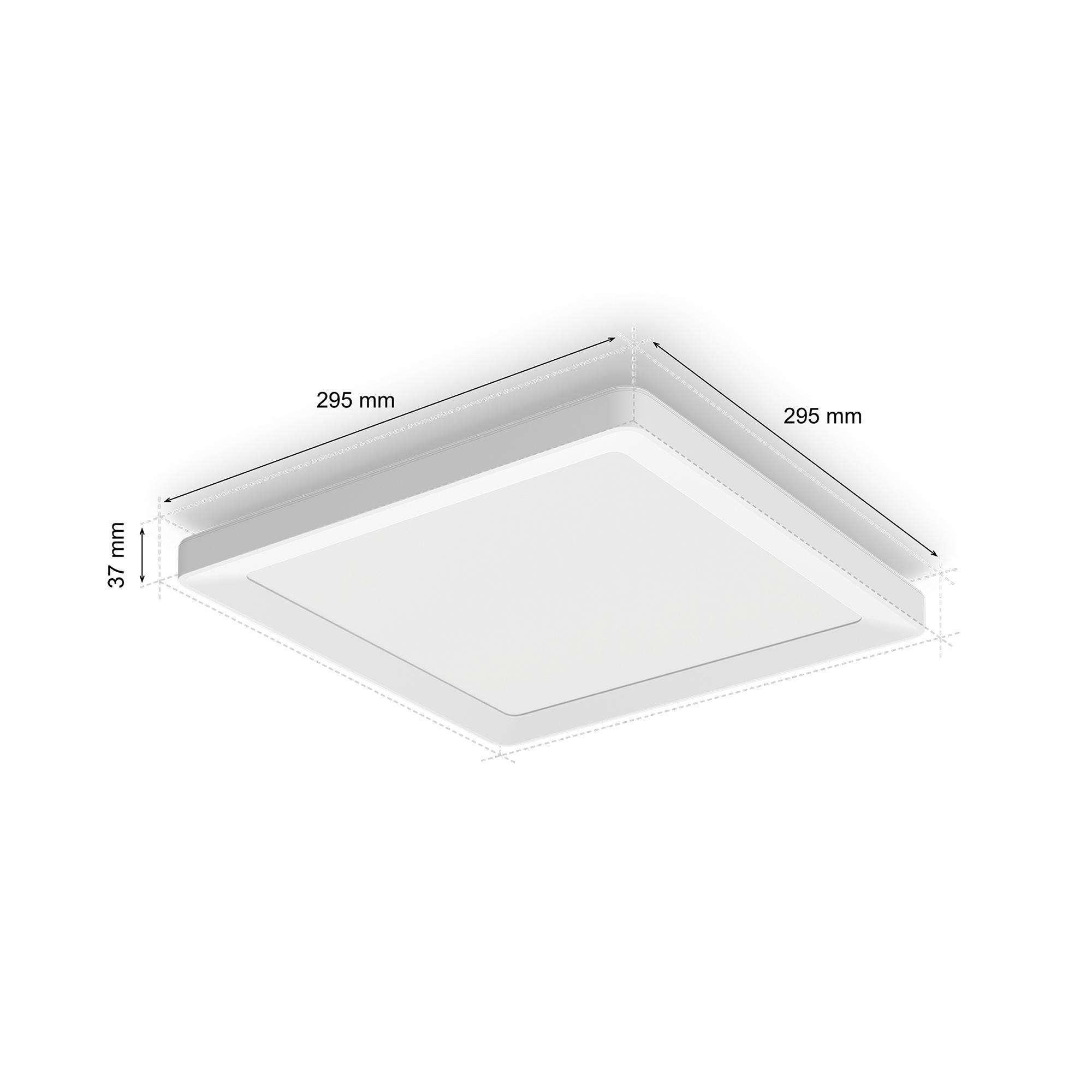 Philips Hue Tento WCA Beyaz Slim Kare Tavan Paneli 30x30cm