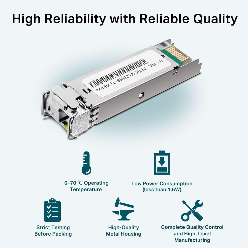 TP-Link TL-SM321A-2, 1000Base-BX WDM Bi-Directional SFP Module