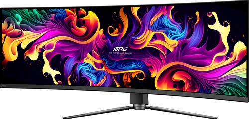 MSI 49 MPG 491CQP QD-OLED 5120 x 1440 (DQHD) 32:9 CURVE QD-OLED 144HZ 0.03MS ADAPTIVE-SYNC GAMING MONITOR