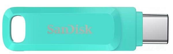 SanDisk Ultra Dual Drive Go USB Type-CTM Flash Drive 64GB Tiffany Green - SDDDC3-064G-G46G