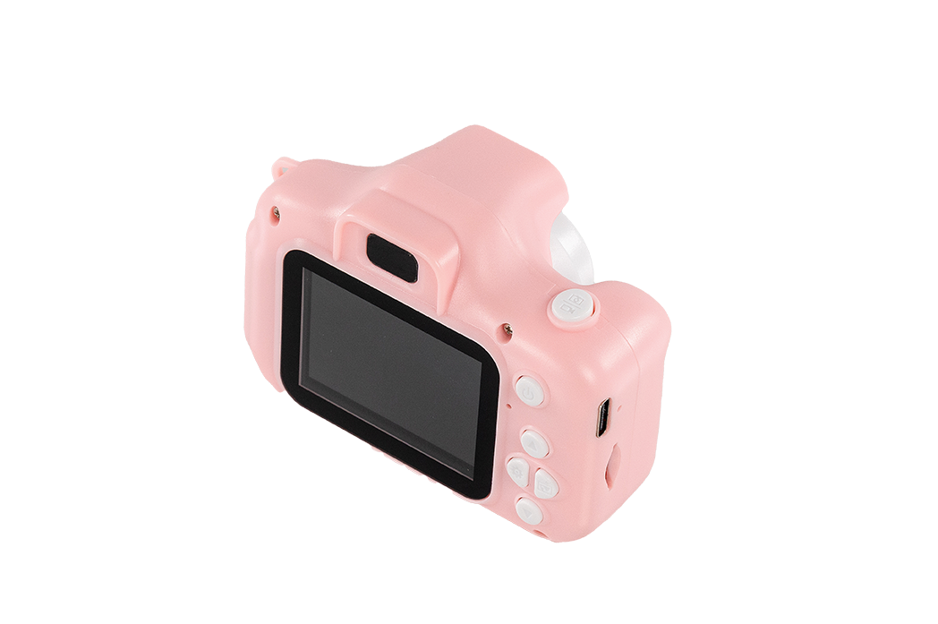 Acton Full HD Dijital Çocuk Fotoğraf Makinesi - Pembe