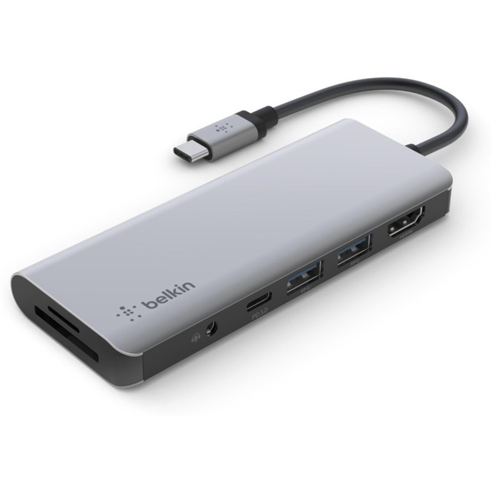 Belkin Usb-c 7 In 1 Multiport Adapter / Avc009btsgy