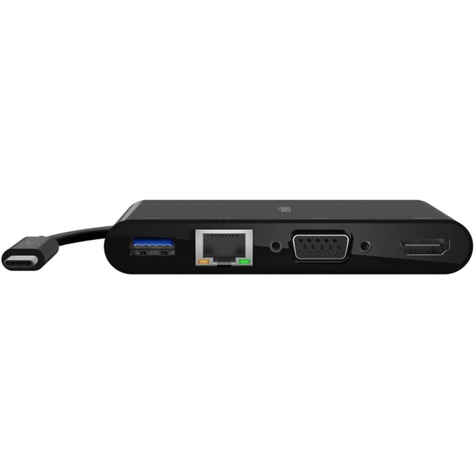 Belkin Usb-c Multimedia + Charge Adapter / Avc004btbk