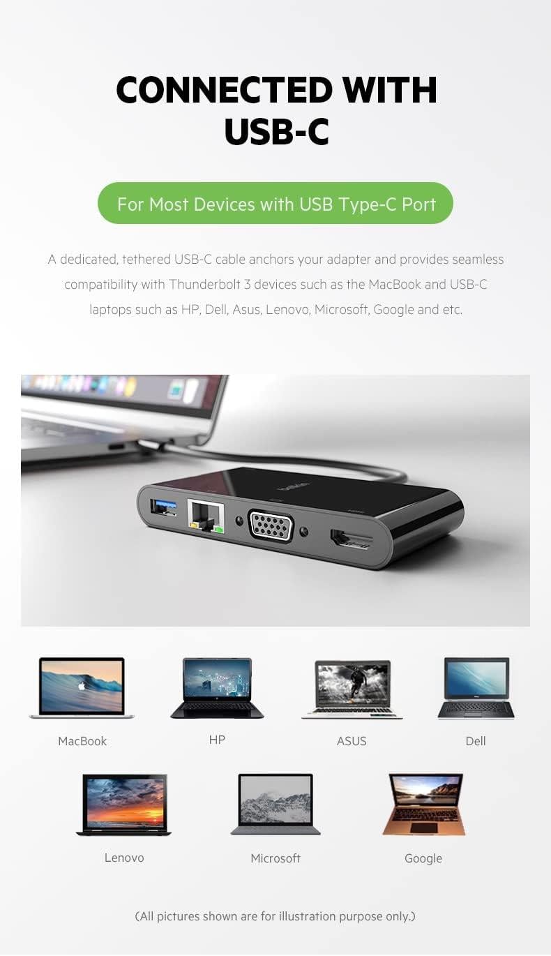 Belkin Usb-C Multimedya + Şarj Adaptörü - Avc004btbk