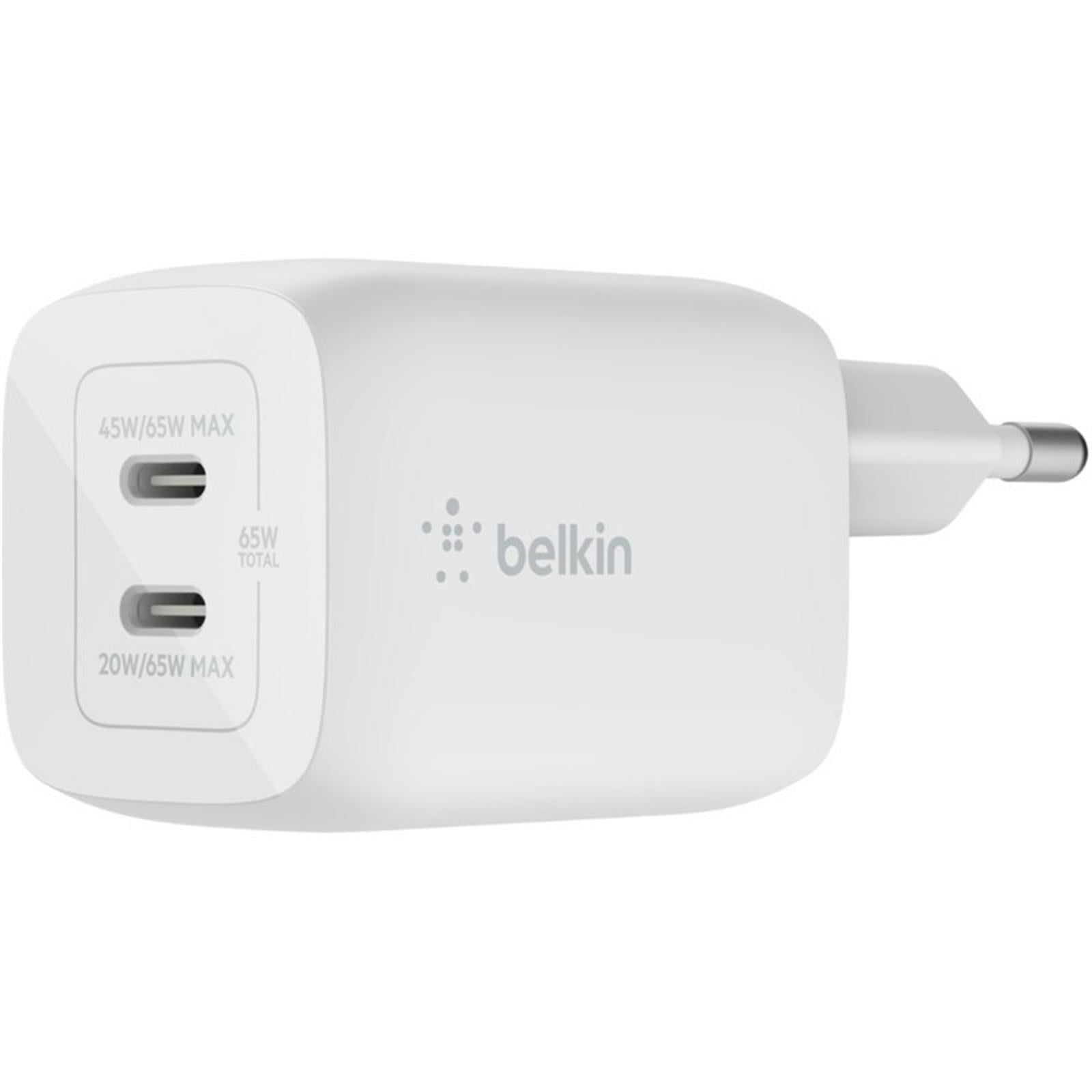 Belkin Wch013vfwh 2li Usb-c 68w Pd Gan Şarj Cihazı