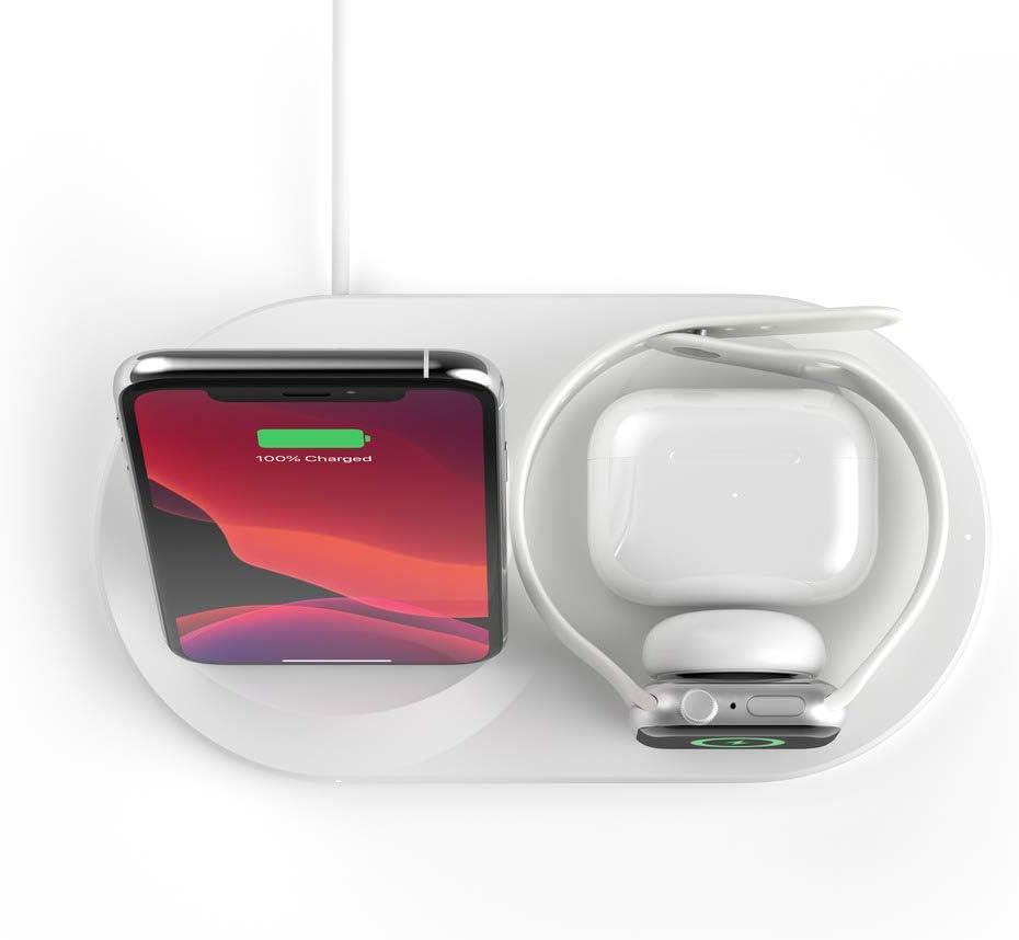 Belkin Wız001vfwh 3-in-1 Apple Ürünleri Için Kablosuz Şarj Cihazı-beyaz