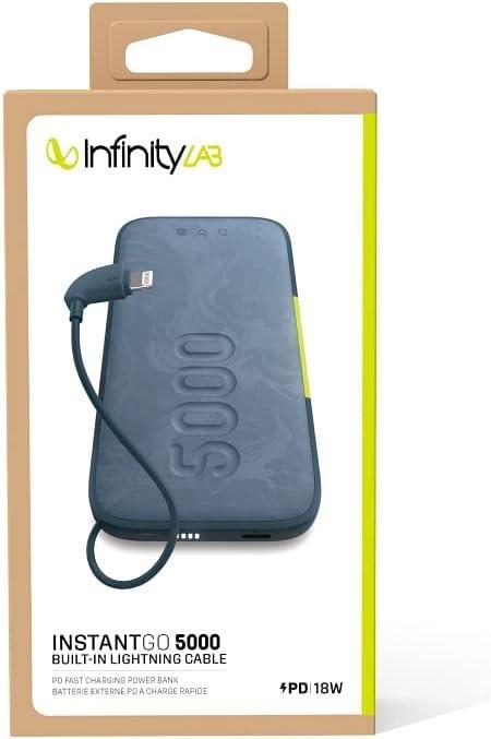 OUTLET InfinityLab by Harman - InstantGo Powerbank 5000 mAh, Lightning, Mavi